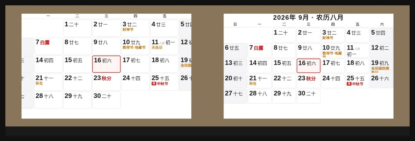 安全边距调整前后